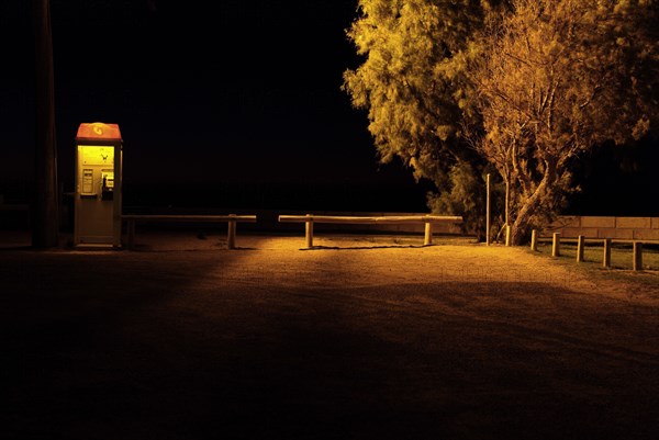 Australia, Western Australia, Dongara, Telstra Outback Phone Box