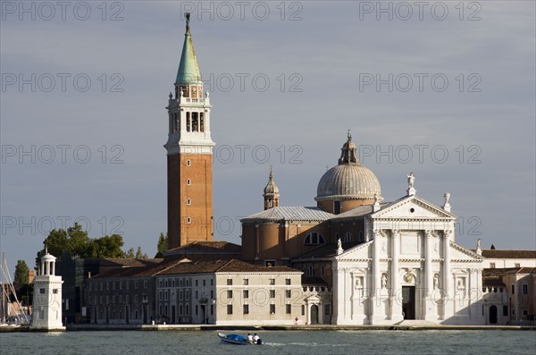 ITALY, Veneto, Venice, Palladio's 16th Century Church of San Giorgio on the island of San Giorgio Maggiore