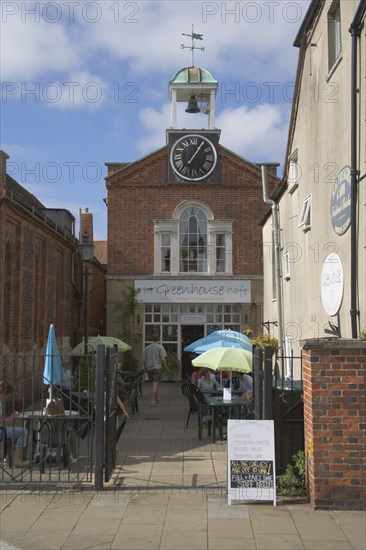 ENGLAND, Hampshire, Emsworth, The Greenhouse cafe just off the main sqaure.