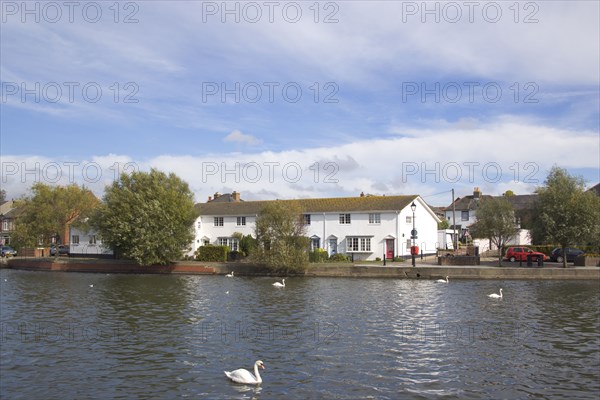 ENGLAND, Hampshire, Emsworth, Waterside house.