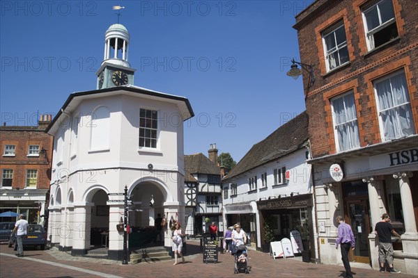 ENGLAND, Surrey, Godalming, The Market Hall in the high street.