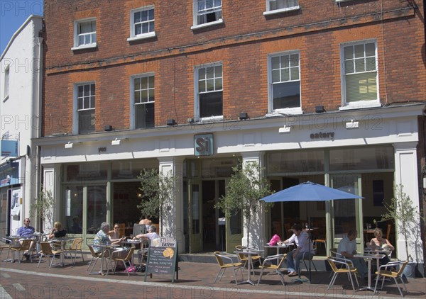 ENGLAND, Surrey, Godalming, "Si eatery, restaurant in the high street."