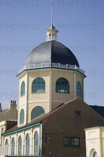 ENGLAND, West Sussex, Worthing, The Dome Cinema exterior. Grade II listed building.