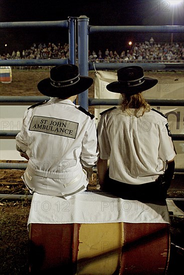 Australia, Northern Territory, Darwin, Darwin Rodeo - St John's Ambulance.