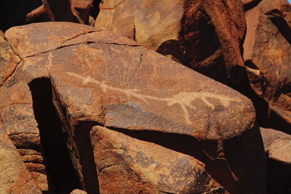 Australia, Western Australia, Dampier, "40,000 yo Aboriginal Art that is currently being bulldozed by petrol company"