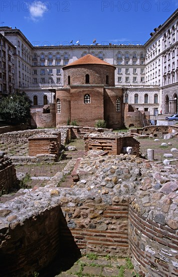 BULGARIA, Sofia, "Church of Saint George, Rotunda of St George,"