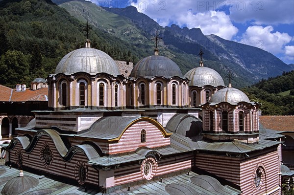 BULGARIA, Rila, "Nativity Church, Rila Monastery."