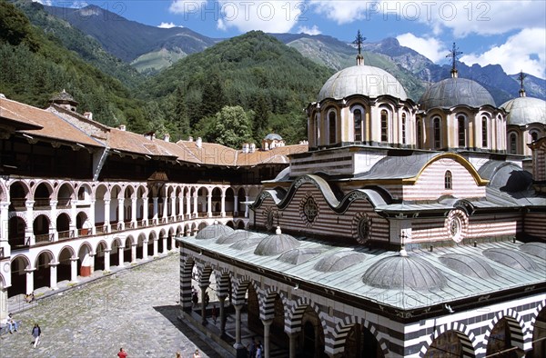 BULGARIA, Rila, "Nativity Church, Rila Monastery."