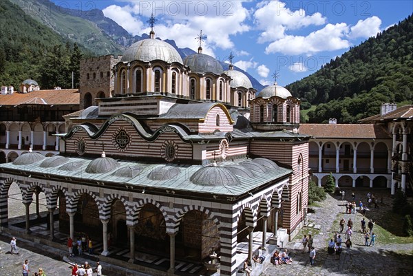 BULGARIA, Rila, "Nativity Church, Rila Monastery."