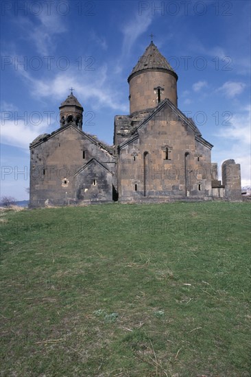 ARMENIA, Ashtarak District, Saghmosavank, "Saghmosavank or Psalm Monastery 12th-13th Century, exterior view. "