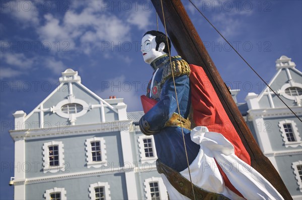 SOUTH AFRICA, Western Cape, Cape Town, Figurehead in the Victoria & Alfred Waterfront.
