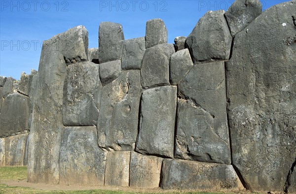 PERU, Cusco, Sacsayhuaman Inca ruins.