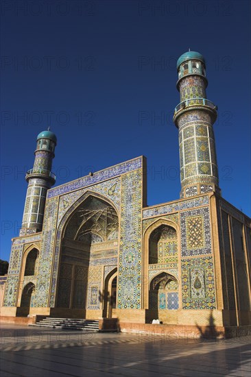 AFGHANISTAN, Herat, Friday Mosque or Masjet-eJam Originally laid out on the site of an earlier 10th century mosque in the year 1200 by the Ghorid Sultan Ghiyasyddin. Restoration started in 194