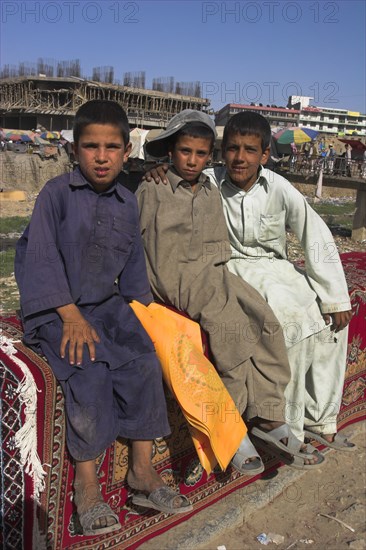 AFGHANISTAN, Kabul, Street boys