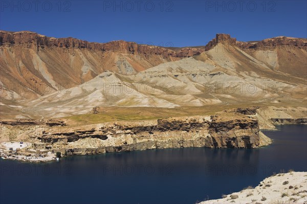 AFGHANISTAN, Band-E- Amir , "Band-E- Amir (Dam of the King) crater Lakes, Band-I-Zulfiqar the main lake