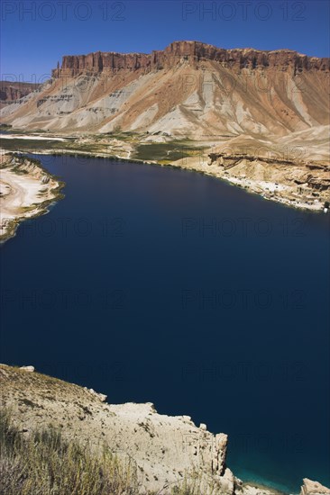 AFGHANISTAN, Band-E- Amir , "Band-E- Amir (Dam of the King) crater Lakes, Band-I-Zulfiqar the main lake