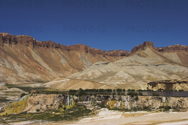 AFGHANISTAN, Band-E- Amir , "Band-E- Amir (Dam of the King) crater Lakes, Band-I-Zulfiqar the main lake