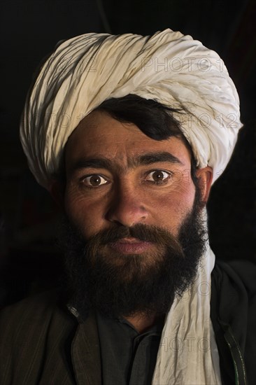 AFGHANISTAN, People, "Dulainai, Man inside Chaikhana (tea house), Between Chakhcharan and Jam"