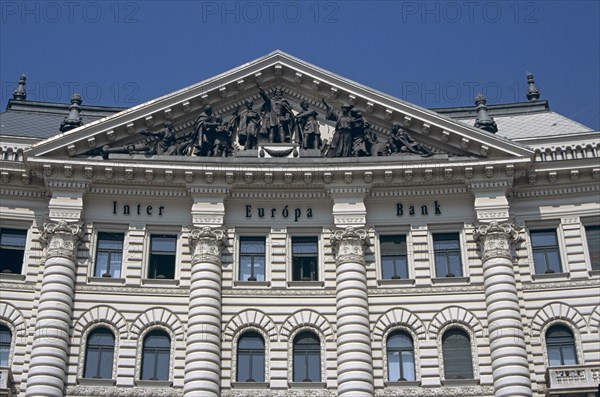 HUNGARY, Budapest, Liberty Square  Szabadsag Terrace  Inter Europa Bank
