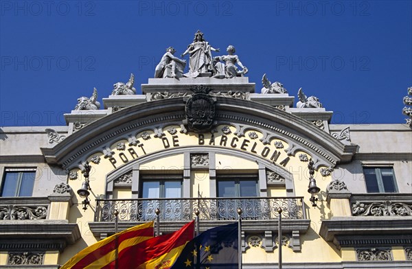 SPAIN, Catalonia, Barcelona, "Port de Barcelona building, Port Vell"