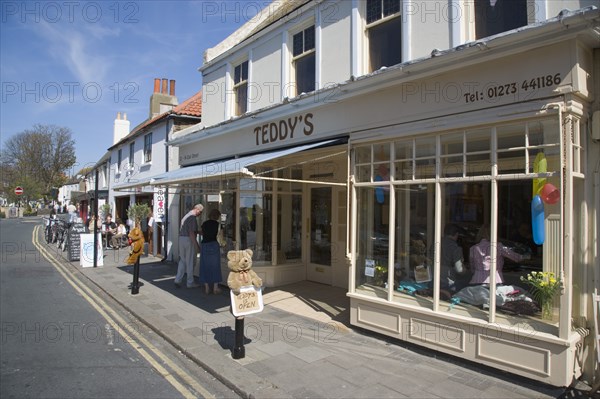 ENGLAND, West Sussex, Shoreham-by-Sea, Exterior of Teddys cafe restaurant in East Street.