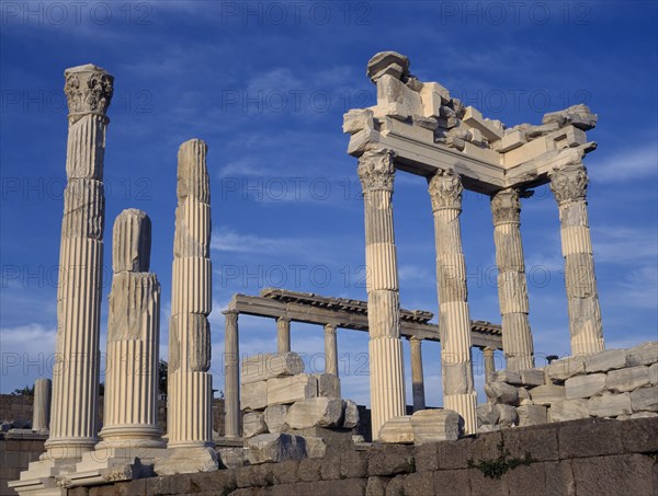 TURKEY, Pergamon, The Acropolis. Ruins of ancient city