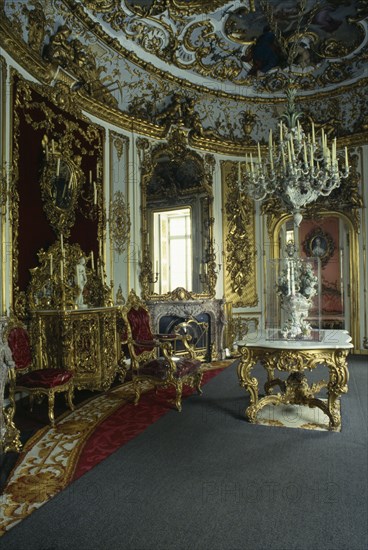 GERMANY, Bavaria, Schloss Linderhof. Room of Mirrors.