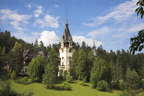 ROMANIA, Transylvania, Sinaia, "Peles Castle, Prahova Valley"