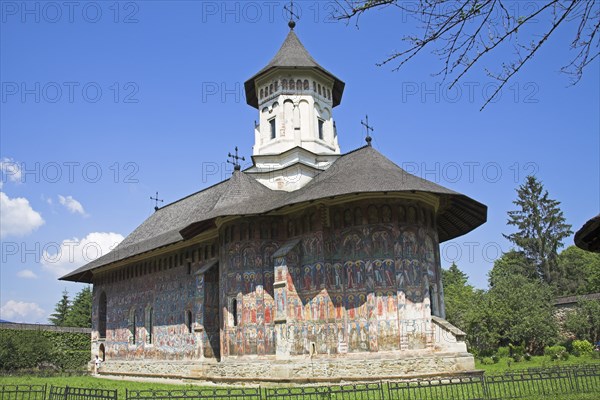 ROMANIA, Moldavia, Bucovina, "Church Of The Annunciation, Moldovita Monastery, Moldovita"