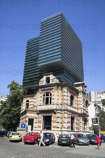 ROMANIA, Bucharest, "Romanian Architects Association Headquarters, Former Secret Police Office, Str Dobrescu and Boteanu"