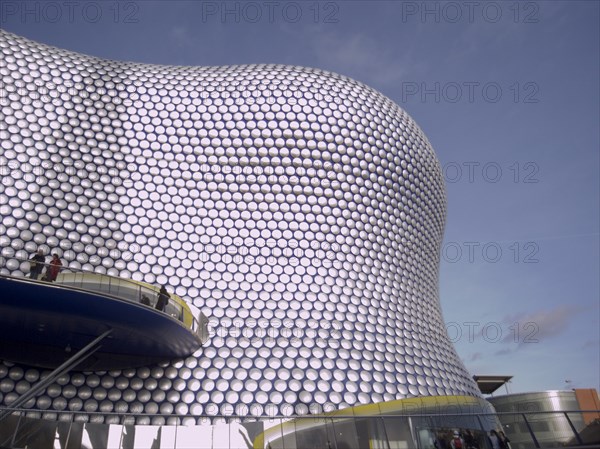 ENGLAND, West Midlands, Birmingham, Exterior detail of Selfridges department store in the Bullring shopping centre.
