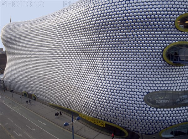 ENGLAND, West Midlands, Birmingham, Exterior of Selfridges department store in the Bullring shopping centre.