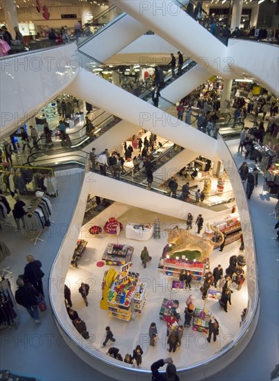 ENGLAND, West Midlands, Birmingham, Interior of Selfridges department store in the Bullring shopping centre.