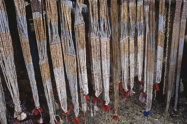 PACIFIC ISLANDS, Melanesia, Solomon Islands, Lau Lagoon.  Shell money used as wedding dowry.