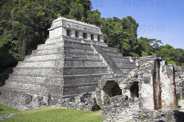 MEXICO, Chiapas, Palenque, "Templo de las Inscripciones, Temple of the Inscriptions"