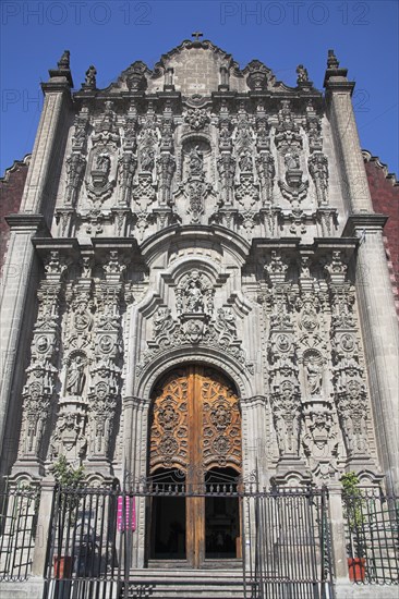MEXICO, Mexico City, "Sagrario Metropolitano, Chapel attached to Catedral Metropolitana, Zocalo, Plaza de la Constitucion, "