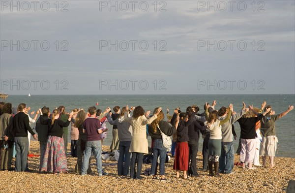 ENGLAND, East Sussex, Brighton, "Summer Solstice Open Ritual to celebrate the longest day, based on traditional pagan practice and western mysticism. Held near the Peace Angel on the seafront."