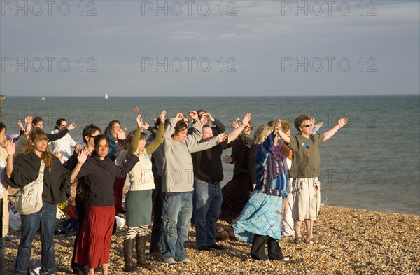 ENGLAND, East Sussex, Brighton, "Summer Solstice Open Ritual to celebrate the longest day, based on traditional pagan practice and western mysticism. Held near the Peace Angel on the seafront."