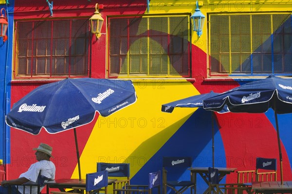 ARGENTINA, Buenos Aires, Colouful cafe in La Boca.