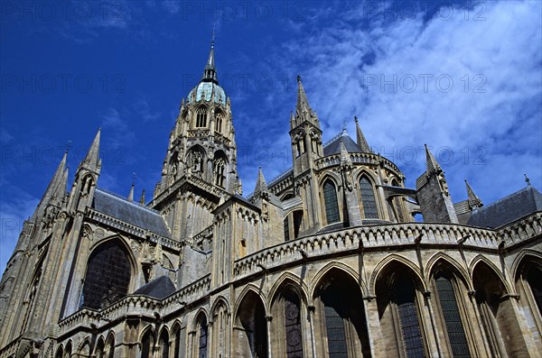 FRANCE, Normandy, Bayeux, Notre Dame Cathedral.