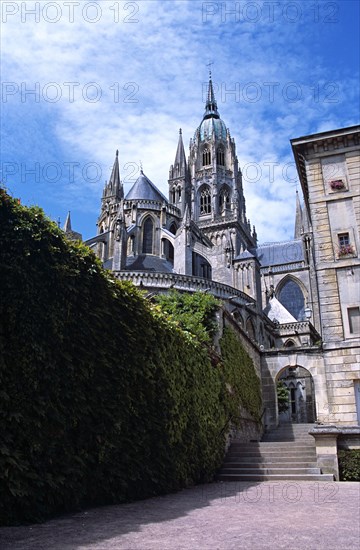 FRANCE, Normandy, Bayeux, Notre Dame Cathedral.