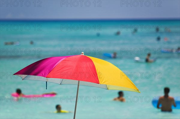 USA, Hawaii, Oahu, Central Waikiki Beach