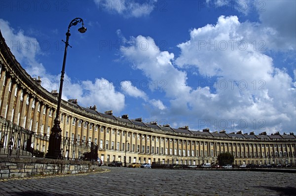 ENGLAND, Somerset, Bath, Royal Crescent.