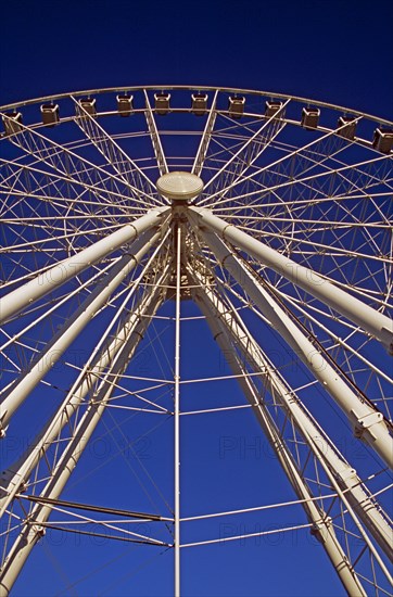 SPAIN, Andalucia, Seville, "The Wheel of Seville, Prado de San Sebastian."