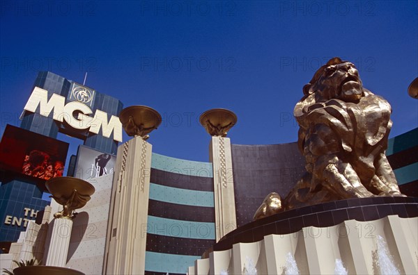 USA, Nevada, Las Vegas, MGM Grand Hotel and Casino.