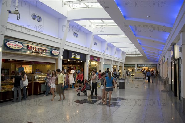 ENGLAND, East Sussex, Brighton, Interior of Churchill Square shopping centre mall.