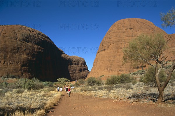 AUSTRALIA, Northern Territory, The Olgas, "Kata Tjuta National Park, Walpa Gorge."