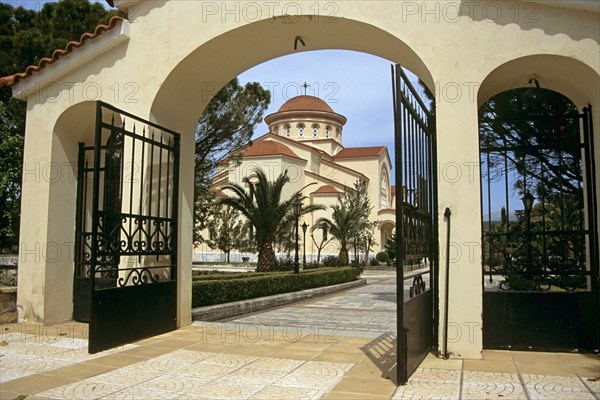 GREECE, Ionian Islands, Kefalonia, Saint Gerassimos Monastery.