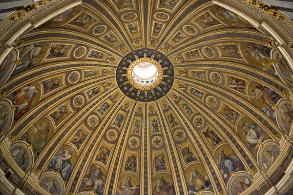 ITALY, Lazio, Rome, Vatican City The Dome of St Peter's designed by Michelangelo