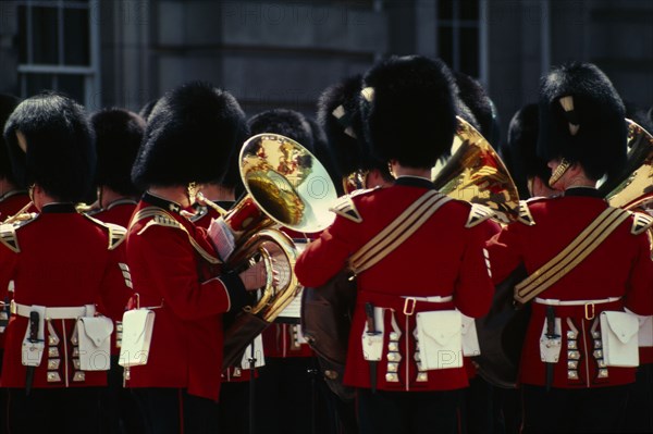 ENGLAND, London, Bandsmen at Trooping the Colour